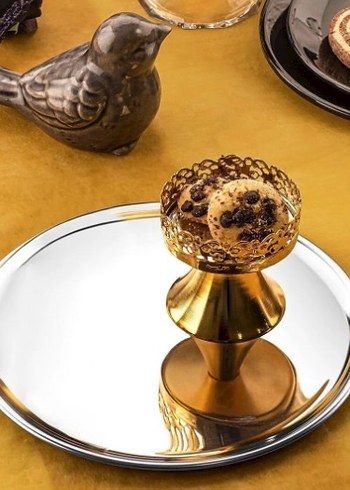 Parlak Beyaz Modern Tabak - Görsel 3