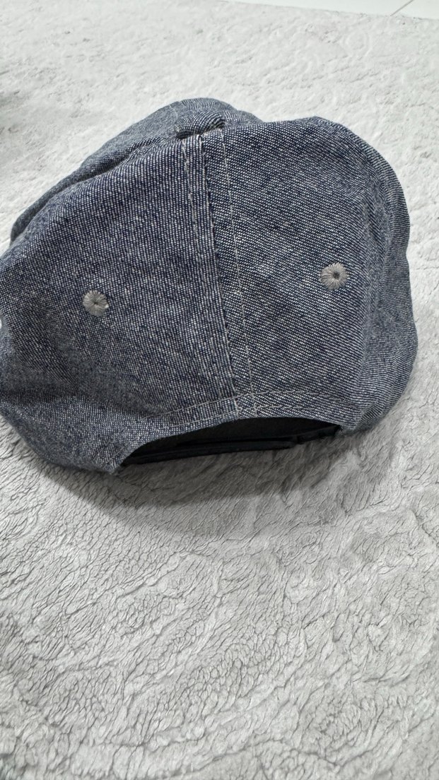 Gri Denim Rock Punk Şapka - Görsel 2