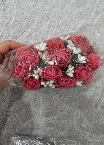 Kırmızı Dantel Bohem Gelinlik Aksesuarı kına malzemeleri - Görsel 3