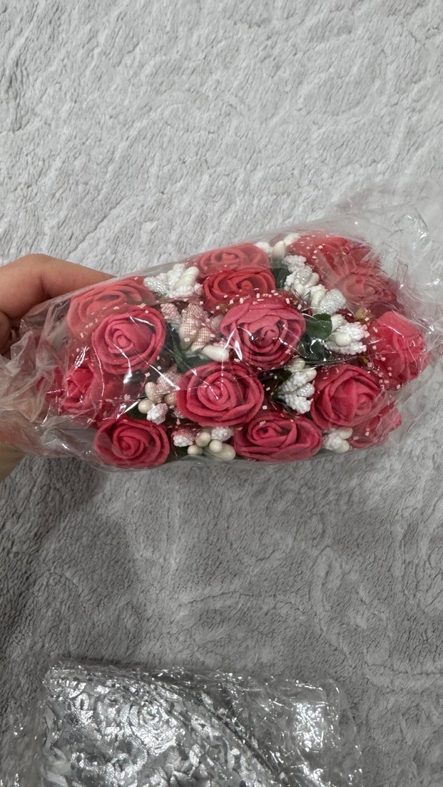 Kırmızı Dantel Bohem Gelinlik Aksesuarı kına malzemeleri - Görsel 3