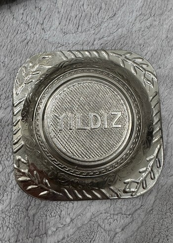 Gümüş renkli işlemeli kapaklı fincan seti 6 kişilik - Görsel 5