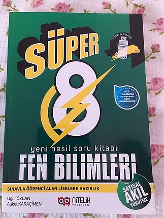 Hiç kullanılmamış LGS Fen Kitabı