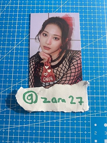 Twice Tzuyu Fol Message Card Pc Photocard Pob