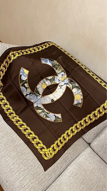 Chanel twill ipek eşarp