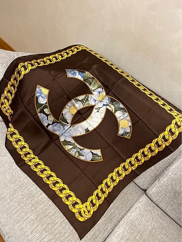 Chanel Chanel twill ipek eşarp