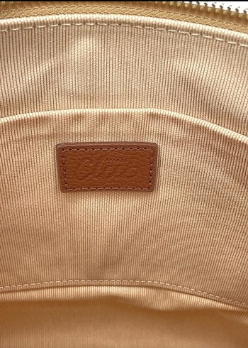 Beymen Bej Deri Desenli Kadın Portföy Çanta - Görsel 6