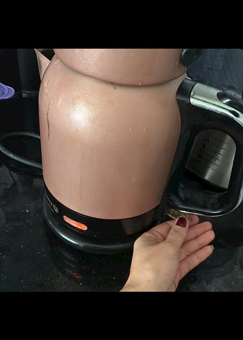 Korkmaz pudra Elektrikli Çaydanlık Seti - Görsel 2