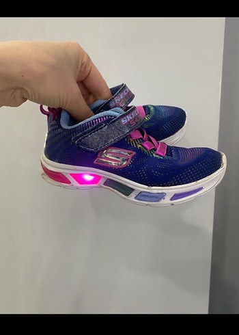 Skechers Kız Çocuk Renkli Işıklı Spor Ayakkabı - Görsel 2