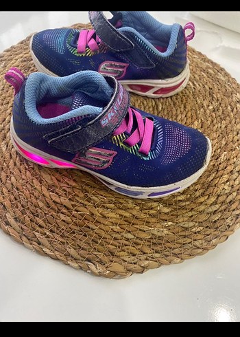 Skechers Kız Çocuk Renkli Işıklı Spor Ayakkabı - Görsel 5