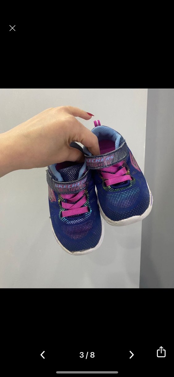 Skechers Kız Çocuk Renkli Işıklı Spor Ayakkabı - Görsel 3