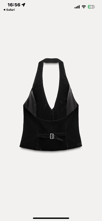 Zara Etiketli zara kadife Straplez