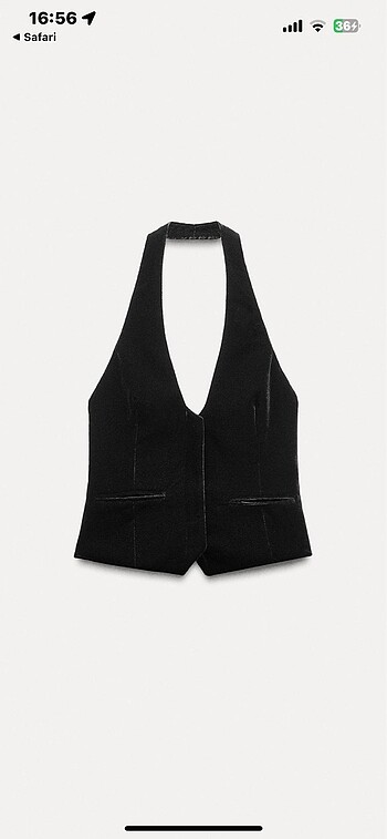 Etiketli zara kadife Straplez