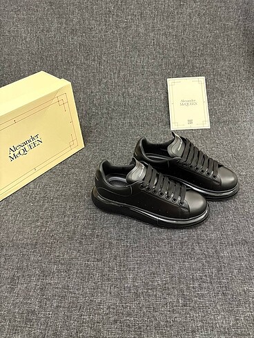 Alexander Mcqueen Siyah Deri