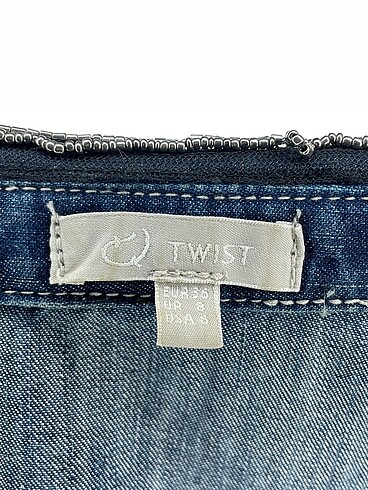 36 Beden mavi Renk Twist Gömlek %70 İndirimli.