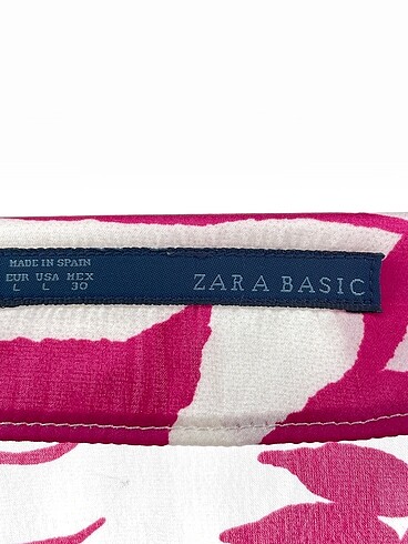 l Beden pembe Renk Zara Kısa Elbise %70 İndirimli.