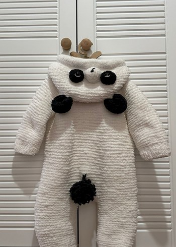 Bebek Triko Tulum Beyaz - Görsel 2