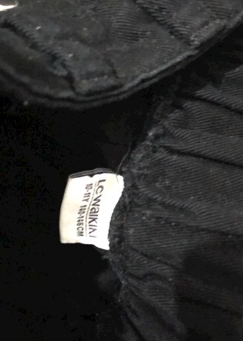 Düğmeli Siyah sort etek - Görsel 4