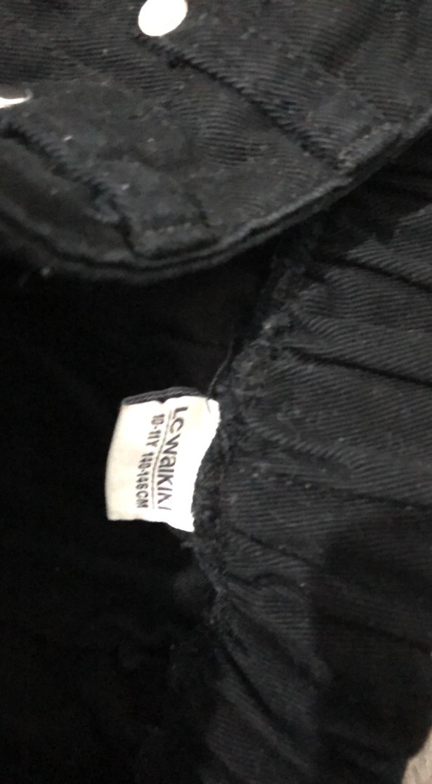 Düğmeli Siyah sort etek - Görsel 4