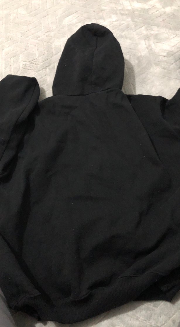 Metallica Baskılı Siyah Kapüşonlu Sweatshirt - Görsel 3