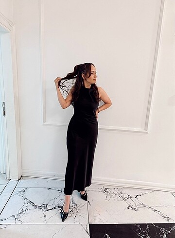 Zara Saten elbise