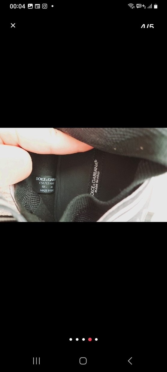 Dolce & Gabbana Siyah Kadın Spor Ayakkabı - Görsel 2