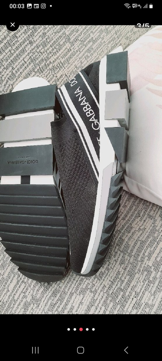 Dolce & Gabbana Siyah Kadın Spor Ayakkabı - Görsel 3