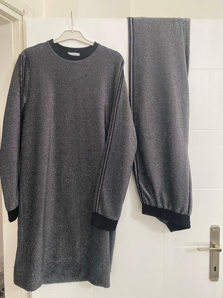 Siyah  Uzun Kollu  Kadın takım - Görsel 2