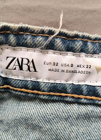 Zara mini kot şort