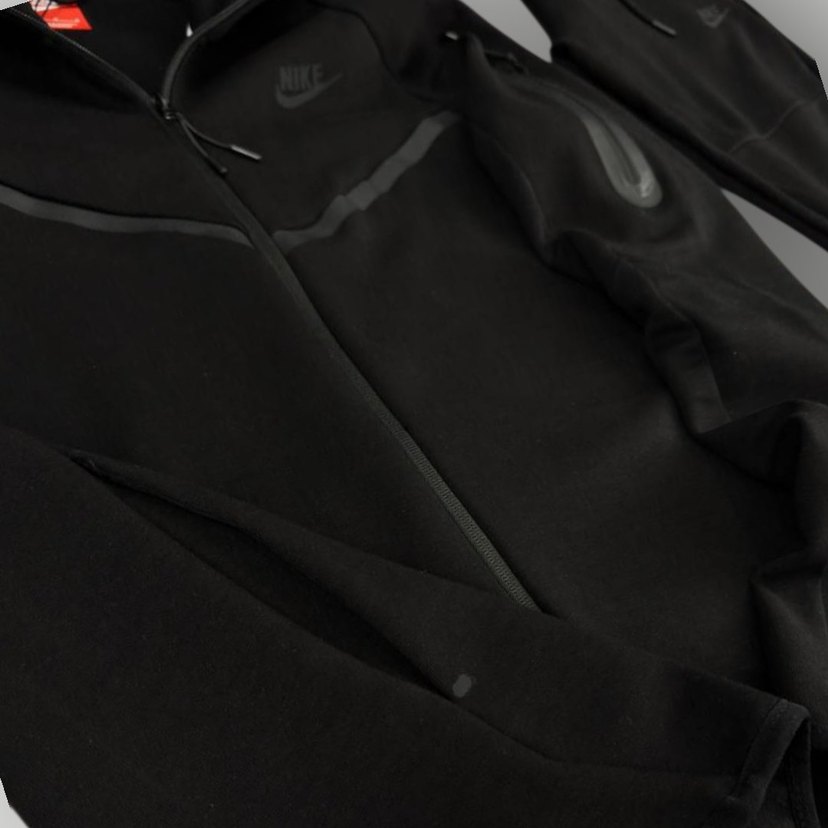 Nike Tech Fleece Eşofman Takımı Siyah - Görsel 2