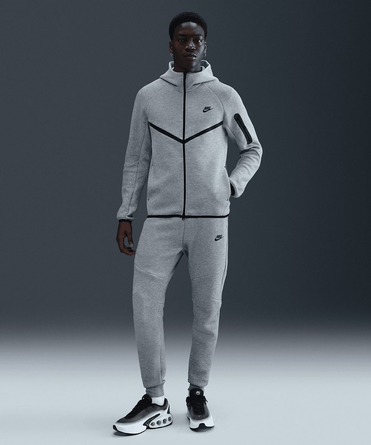 Nike Tech Fleece Eşofman Takımı Gri - Görsel 3