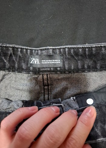 zara Kadın Kot Şort - Görsel 4