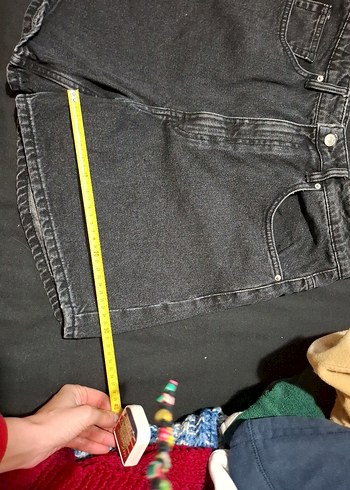 zara Kadın Kot Şort - Görsel 6