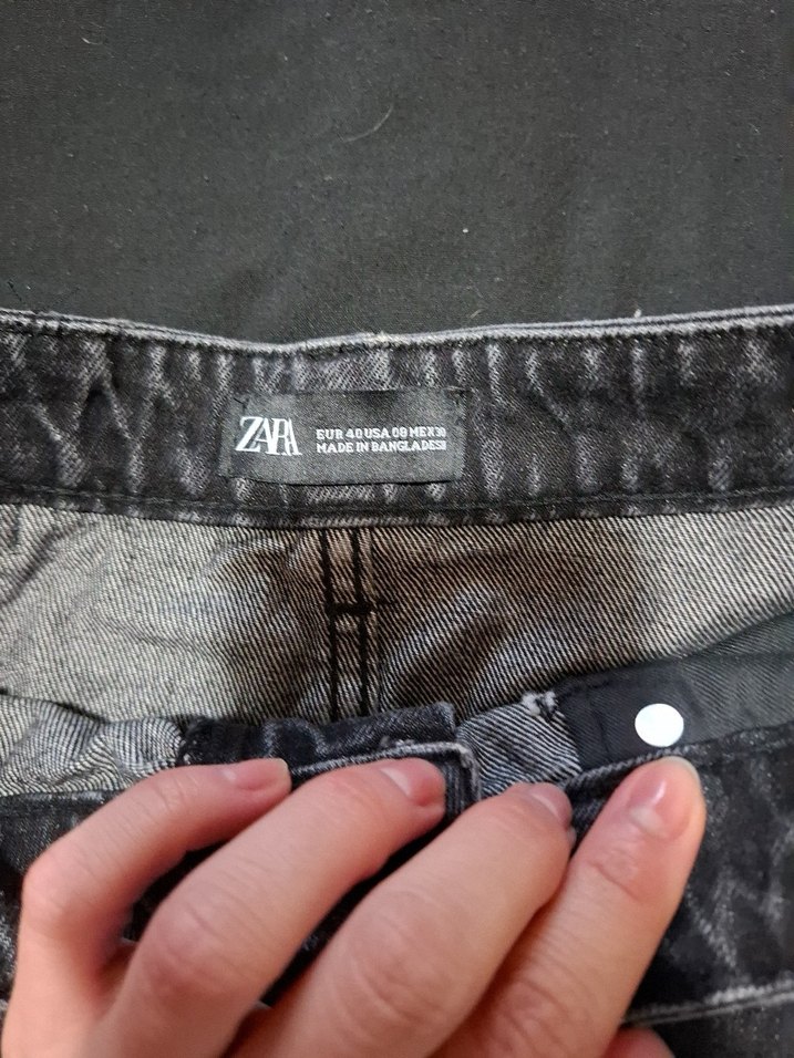 zara Kadın Kot Şort - Görsel 4