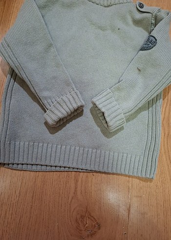 Gri Erkek Çocuk Triko Kazak - Görsel 8