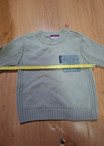 Gri Erkek Çocuk Triko Kazak - Görsel 4