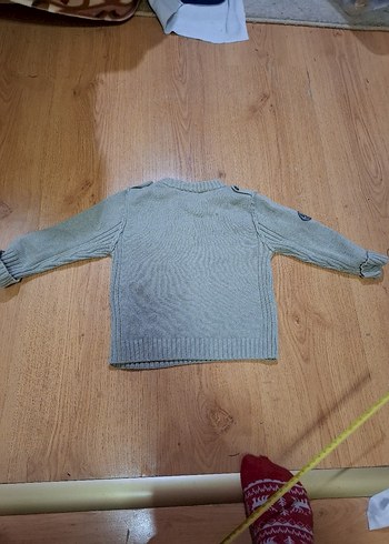 Gri Erkek Çocuk Triko Kazak - Görsel 7