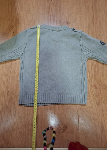 Gri Erkek Çocuk Triko Kazak - Görsel 6