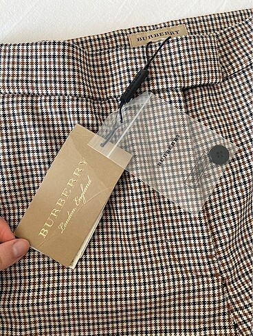 xs Beden Burberry yün pantolon