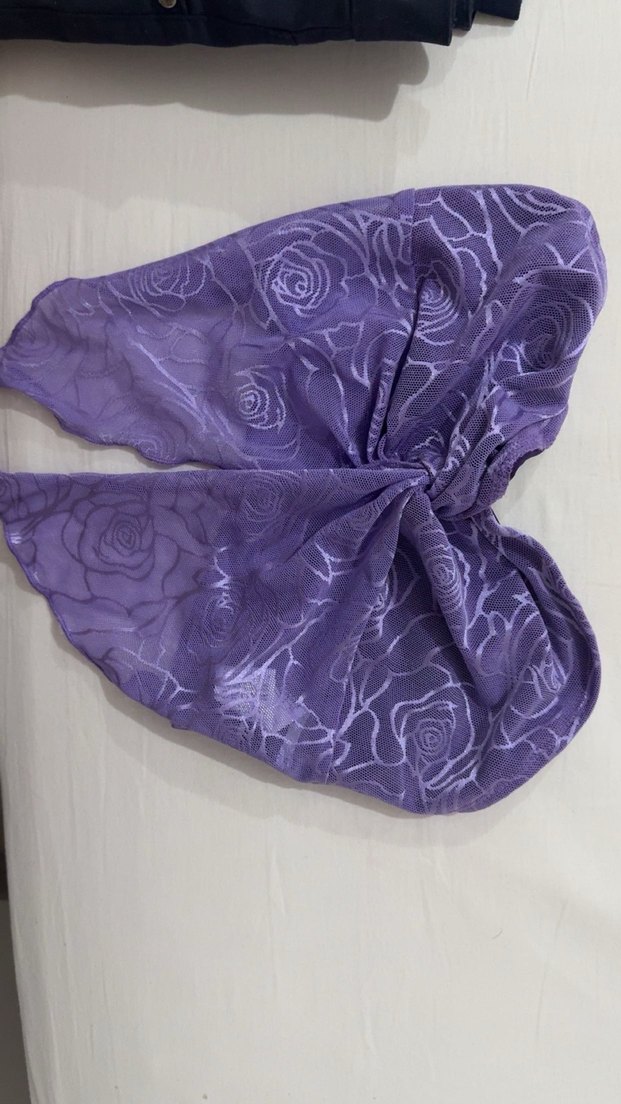 Mor Dantel Detaylı Straplez Büstiyer - Görsel 2