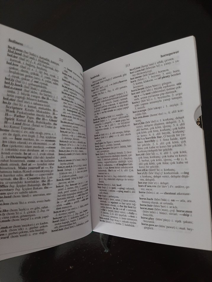 Redhouse Küçük El Sözlüğü İngilizce-Türkçe - Görsel 4