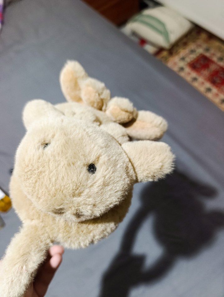 Bej Peluş Kulaklık - Görsel 3