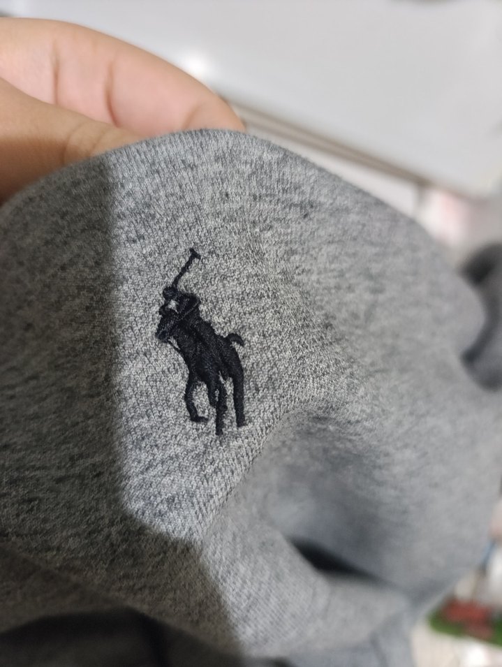 Gri Fermuarlı Ralph Lauren Ceket - Görsel 4