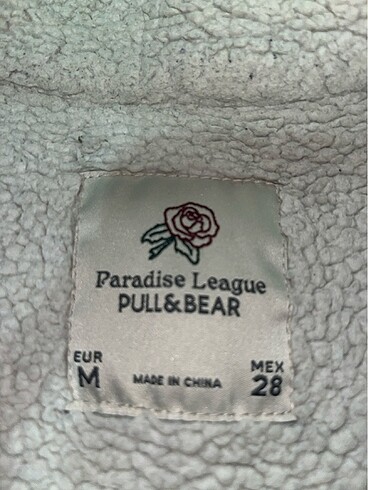m Beden gri Renk pull and bear ceket