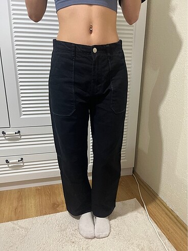 siyah bershka kot pantolon