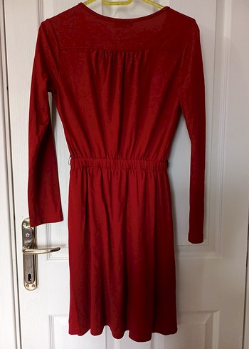 kırmızı elbise - Görsel 5