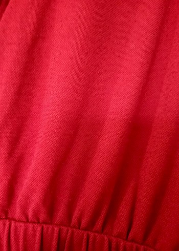 kırmızı elbise - Görsel 6