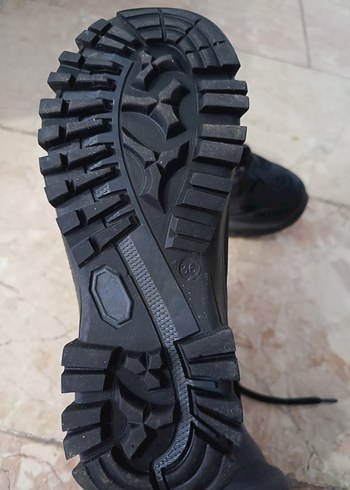 Siyah Bağcıklı bayan bot - Görsel 4