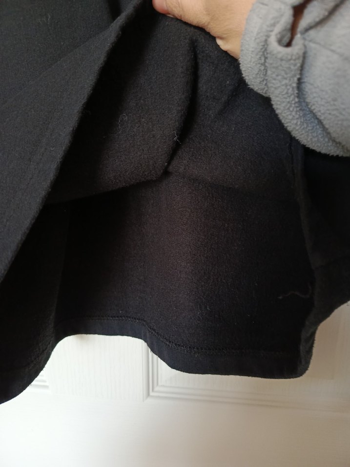 Erkek Siyah Uzun Kollu  içi polarlı kışlık iş poları - Görsel 2