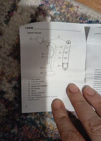 Renkli Dijital Kulak Termometresi - Görsel 5