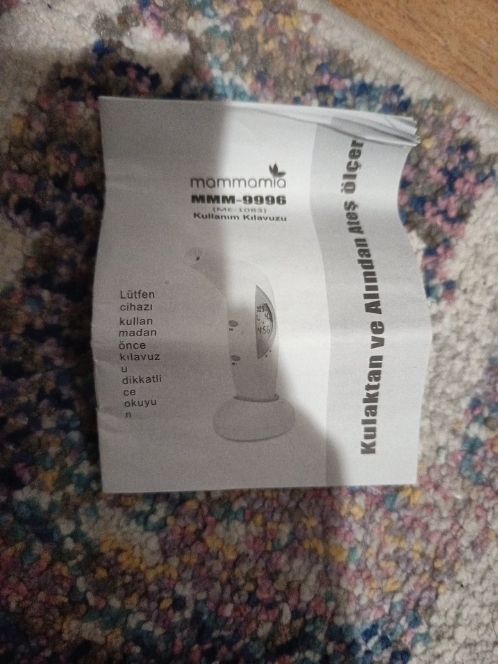 Renkli Dijital Kulak Termometresi - Görsel 3